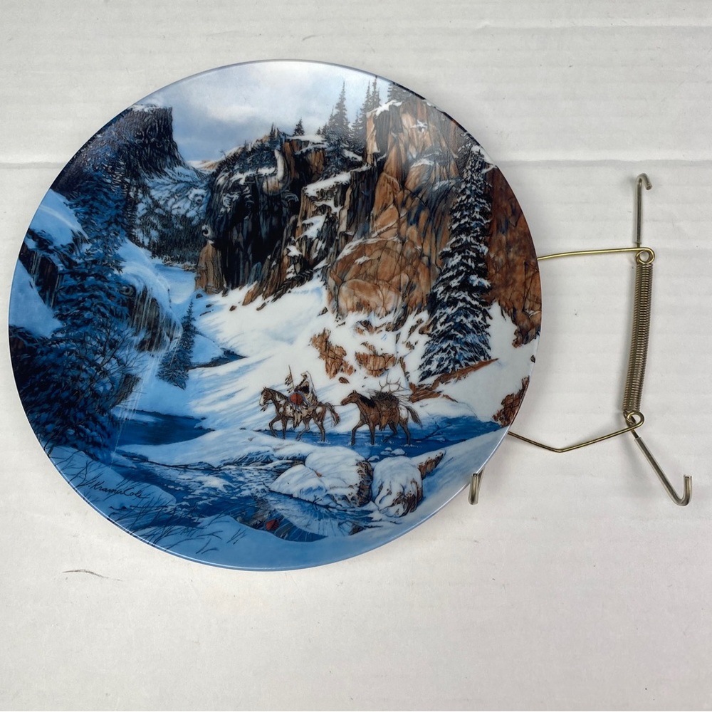 W.S. George The Faces Of Nature Plate Trail of Talismans 1992 Julie Kramer Cole